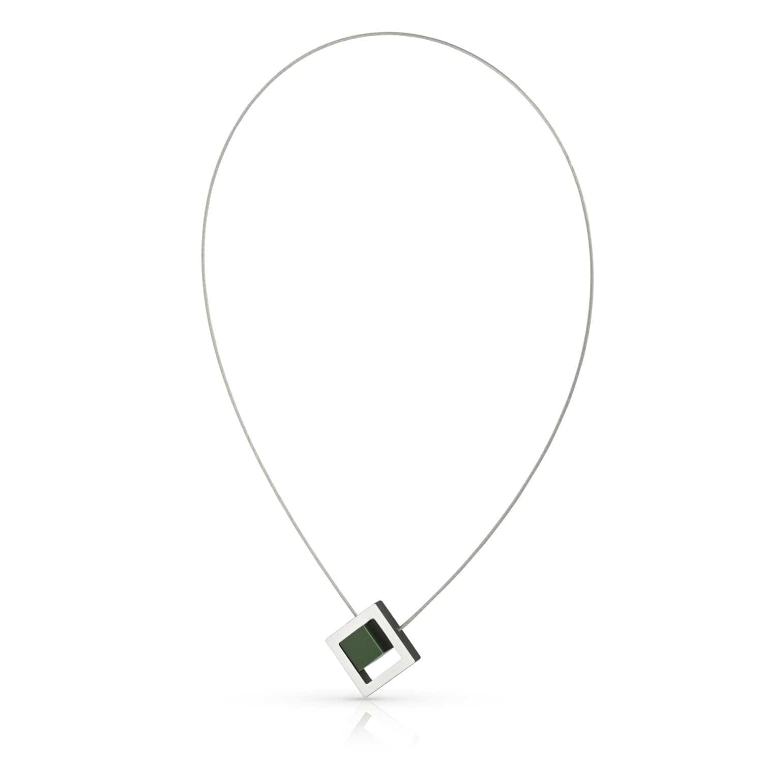 Necklace KATE green | C25GR