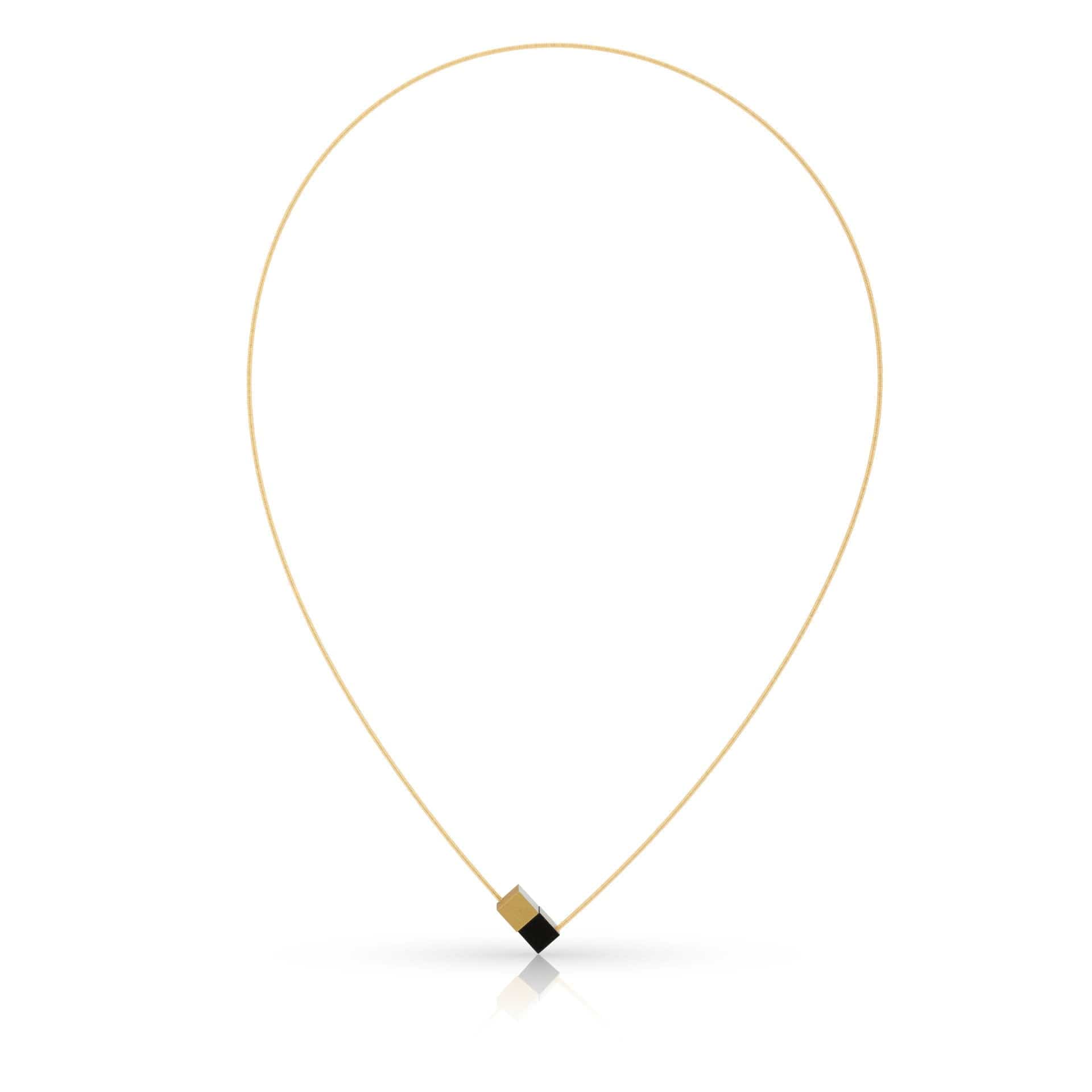 Necklace KAAT Black | Gold-coloured | CG205ZG