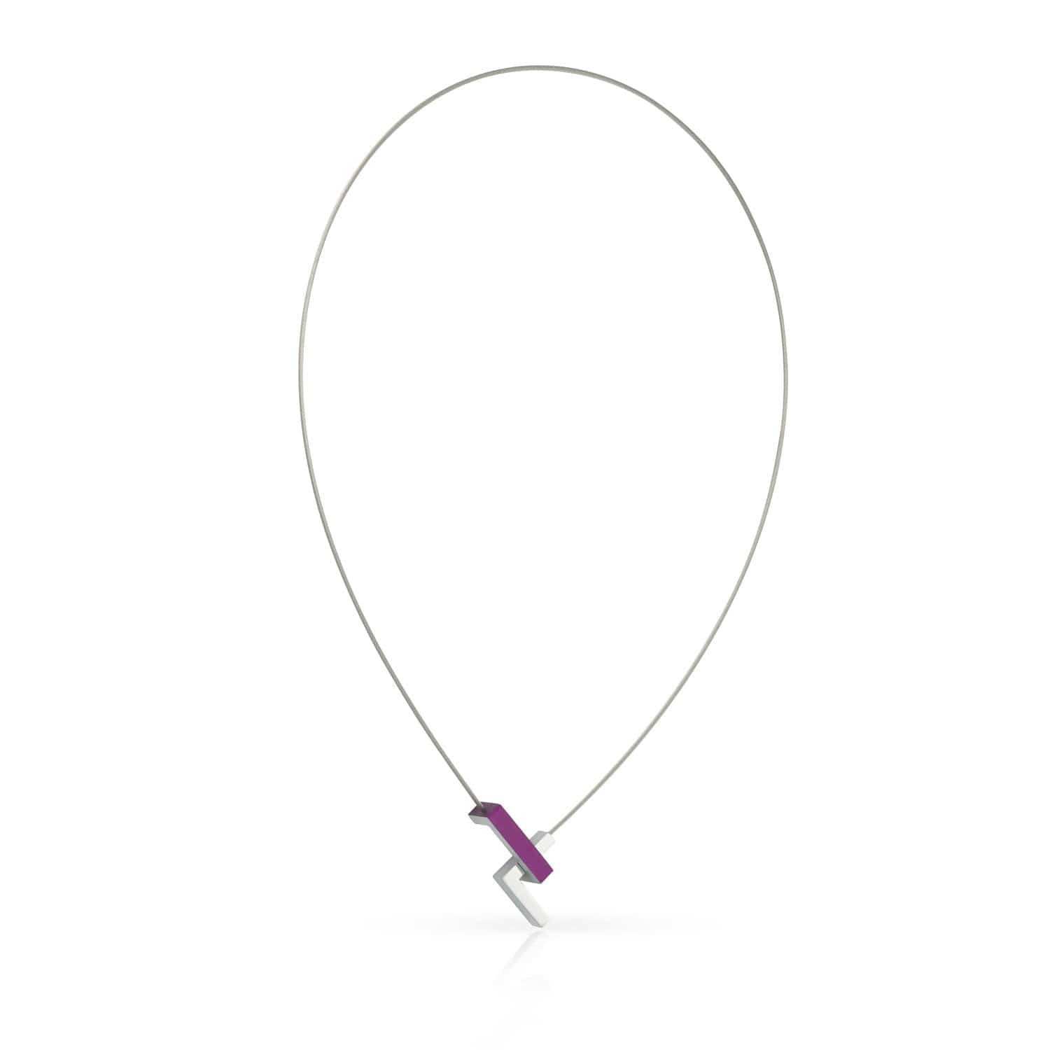 Necklace KATE purple | C25P