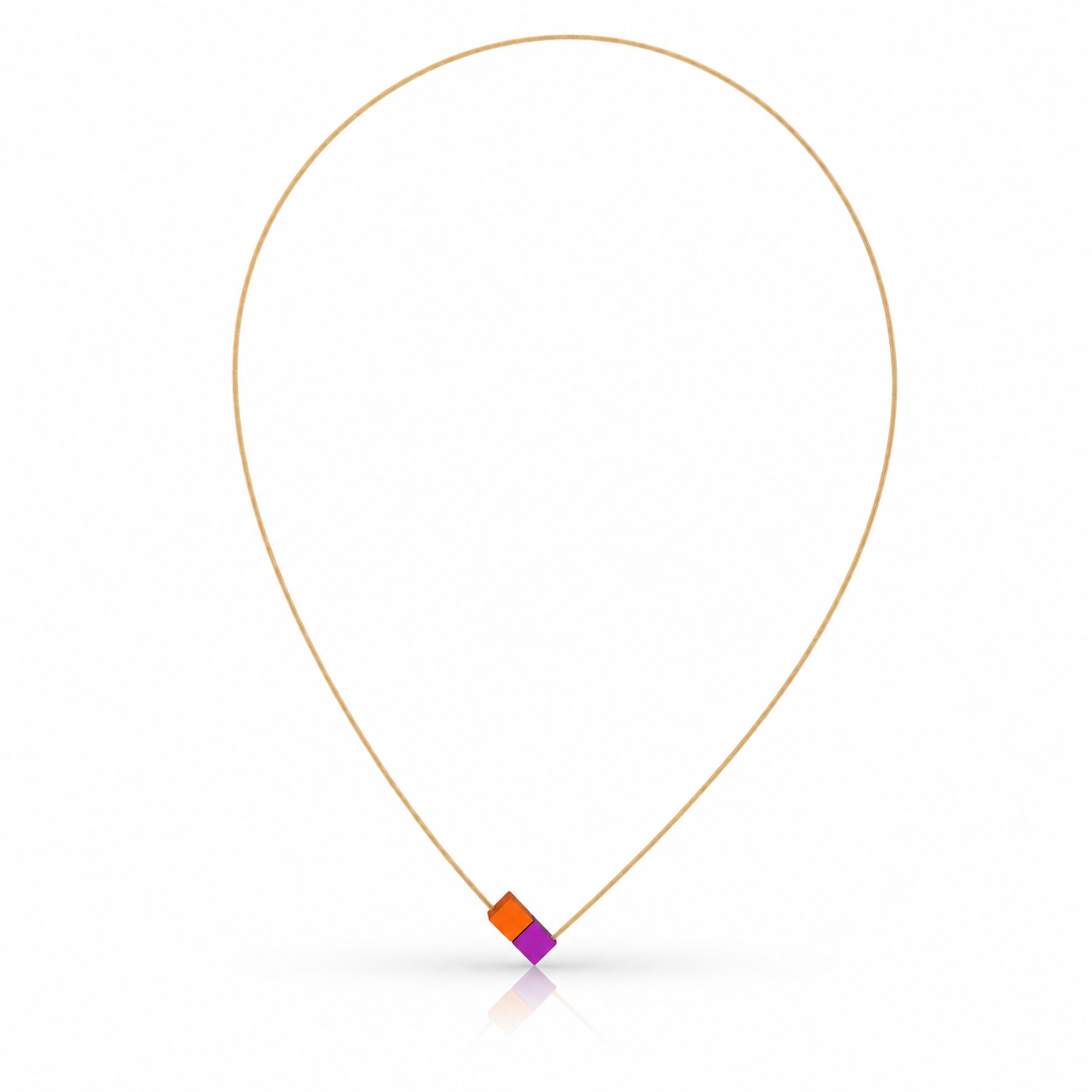 Necklace KAAT Orange|Purple | CG205OP