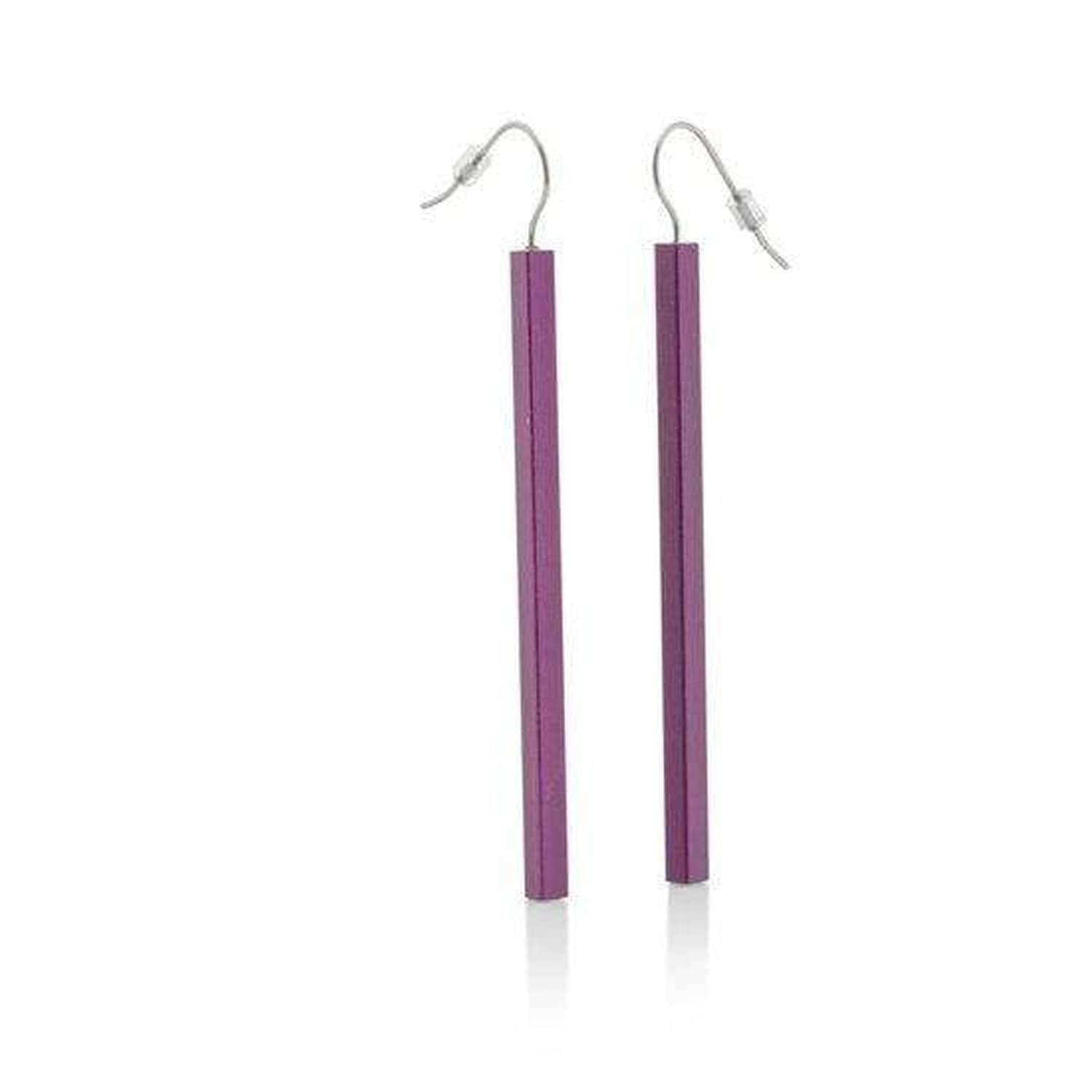 Earrings SUUS Long Purple | O38P