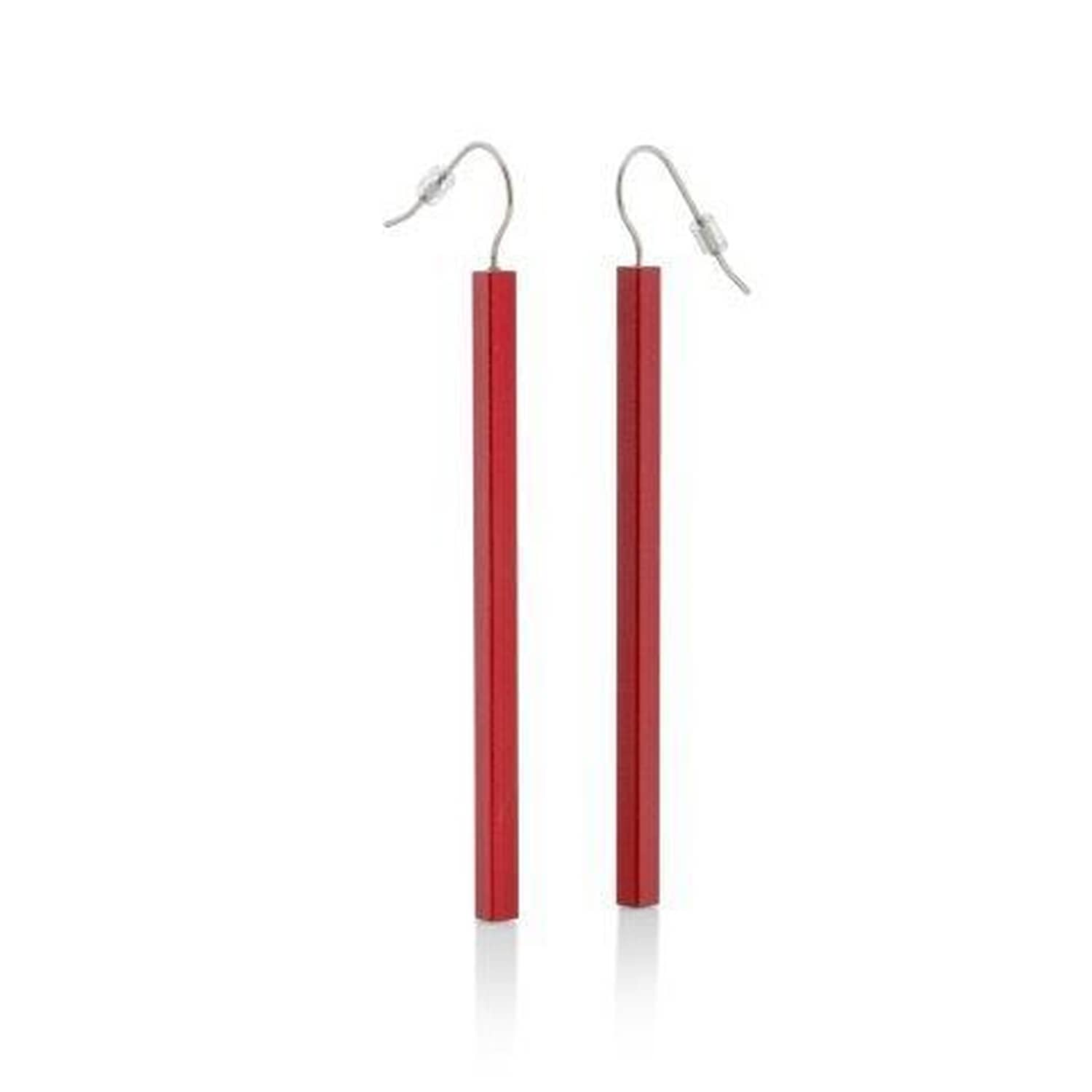 Earrings SUUS Long Red | O38R