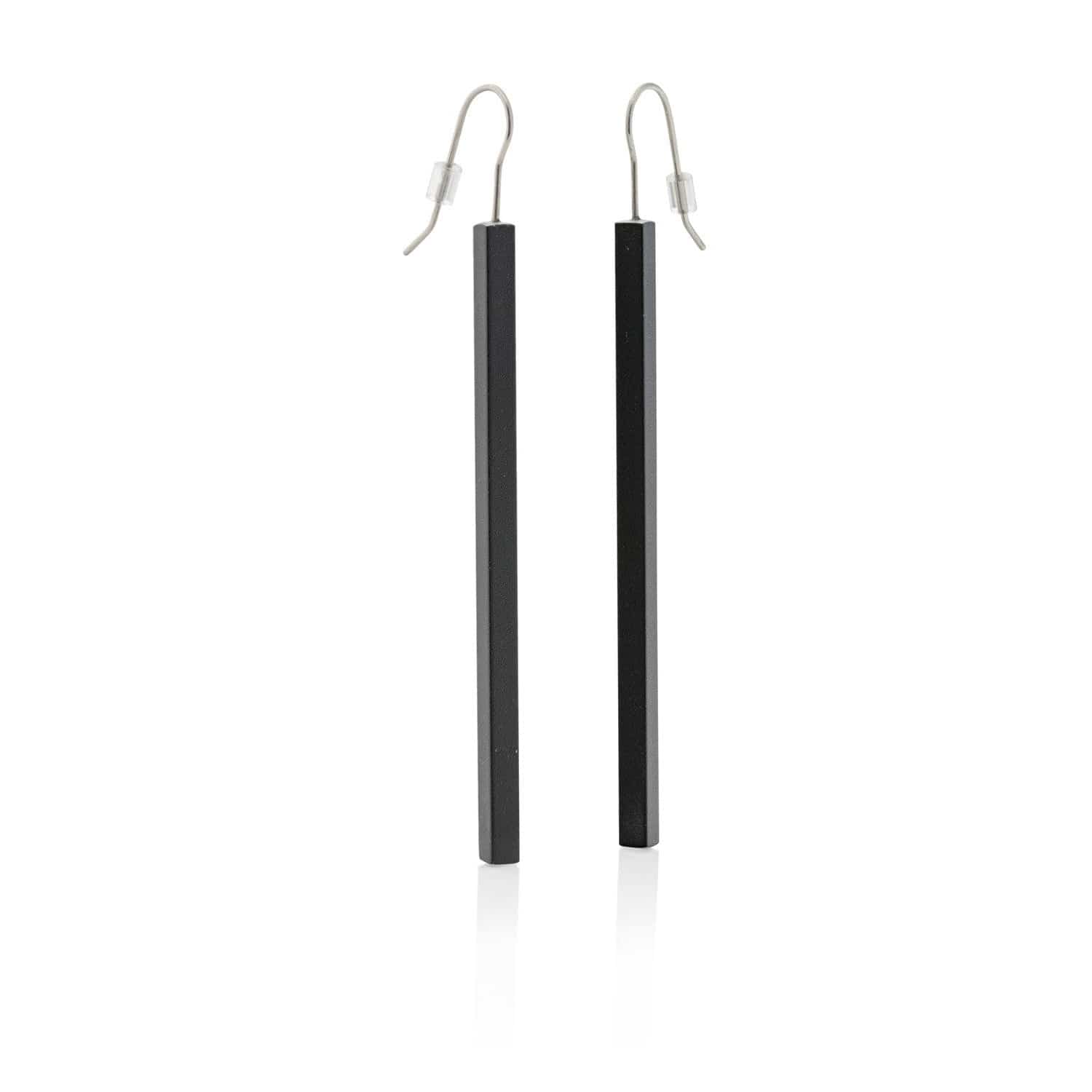 Earrings SUUS Long Black | O38Z
