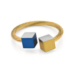 Ring KIKI Blue-Gold-coloured | RG4BG