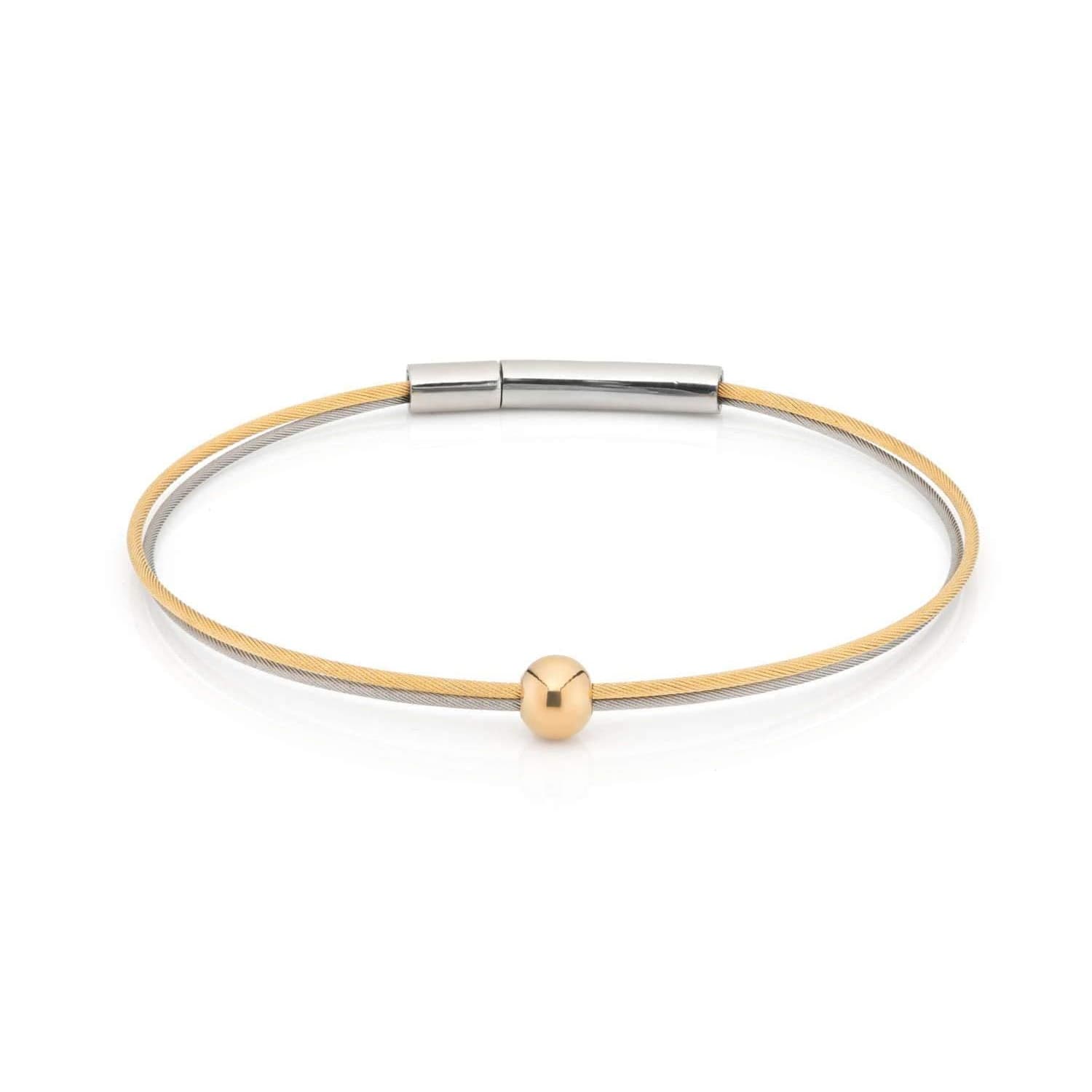 Ich denke an dich Armband Kugel gold