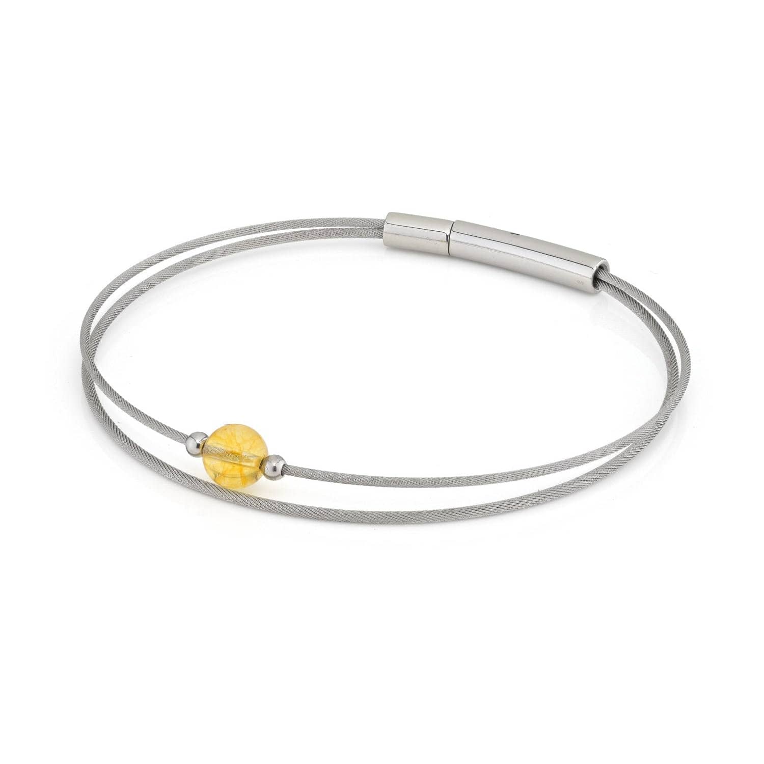 Thinking of You Gemstone Bracelet Citrine Silver-coloured | A719B
