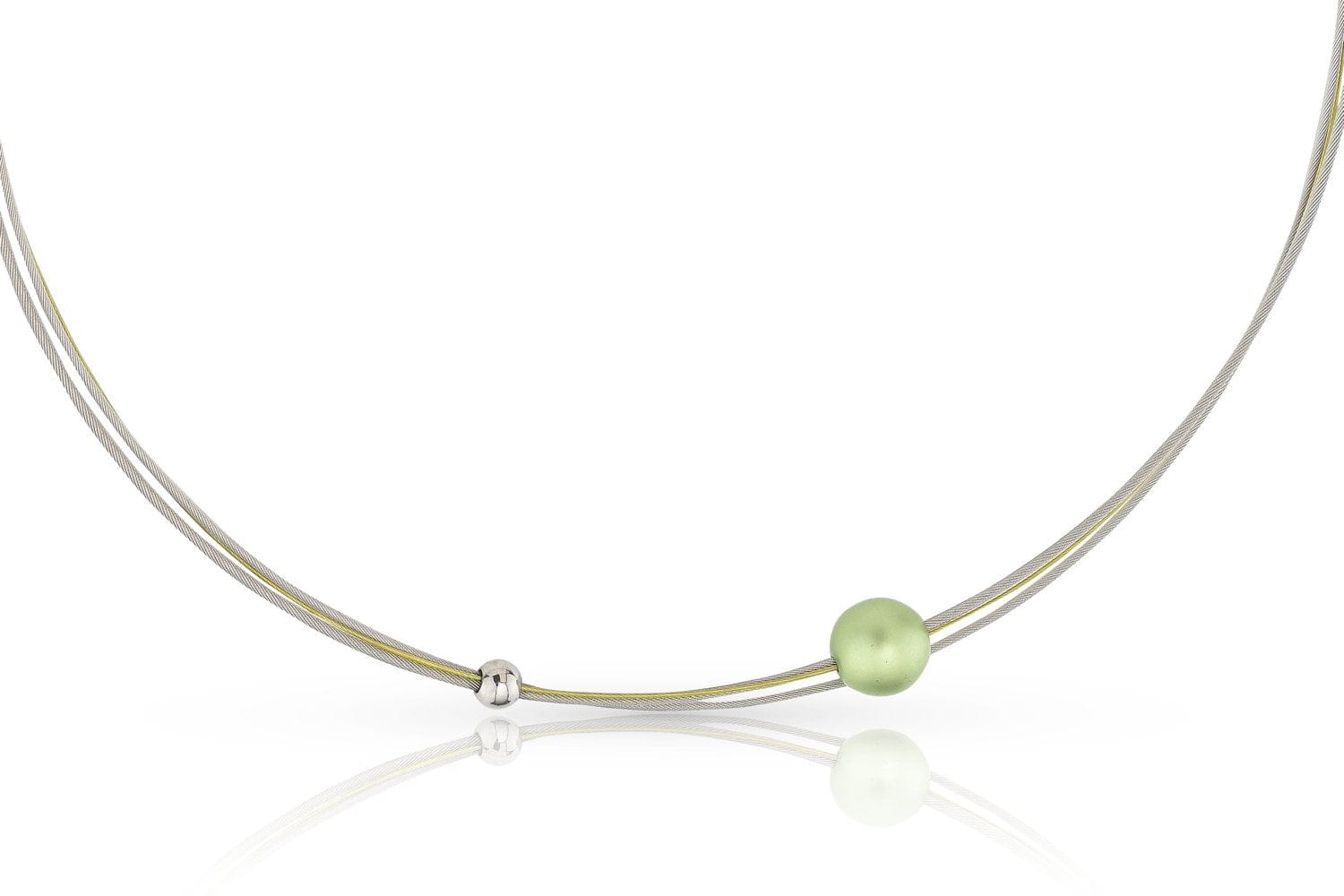 Necklace LINNE Green | C260GR