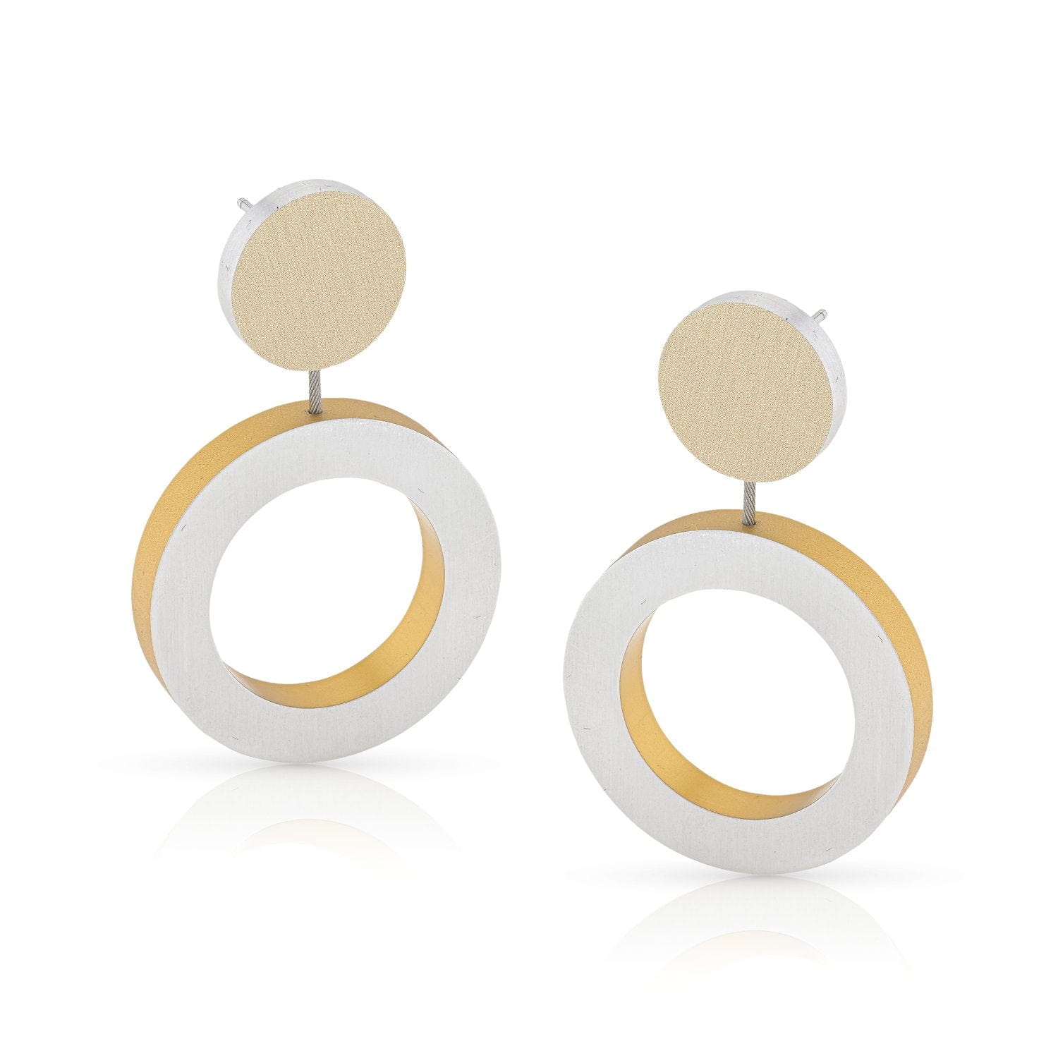Earrings ROSE gold-coloured | O55G