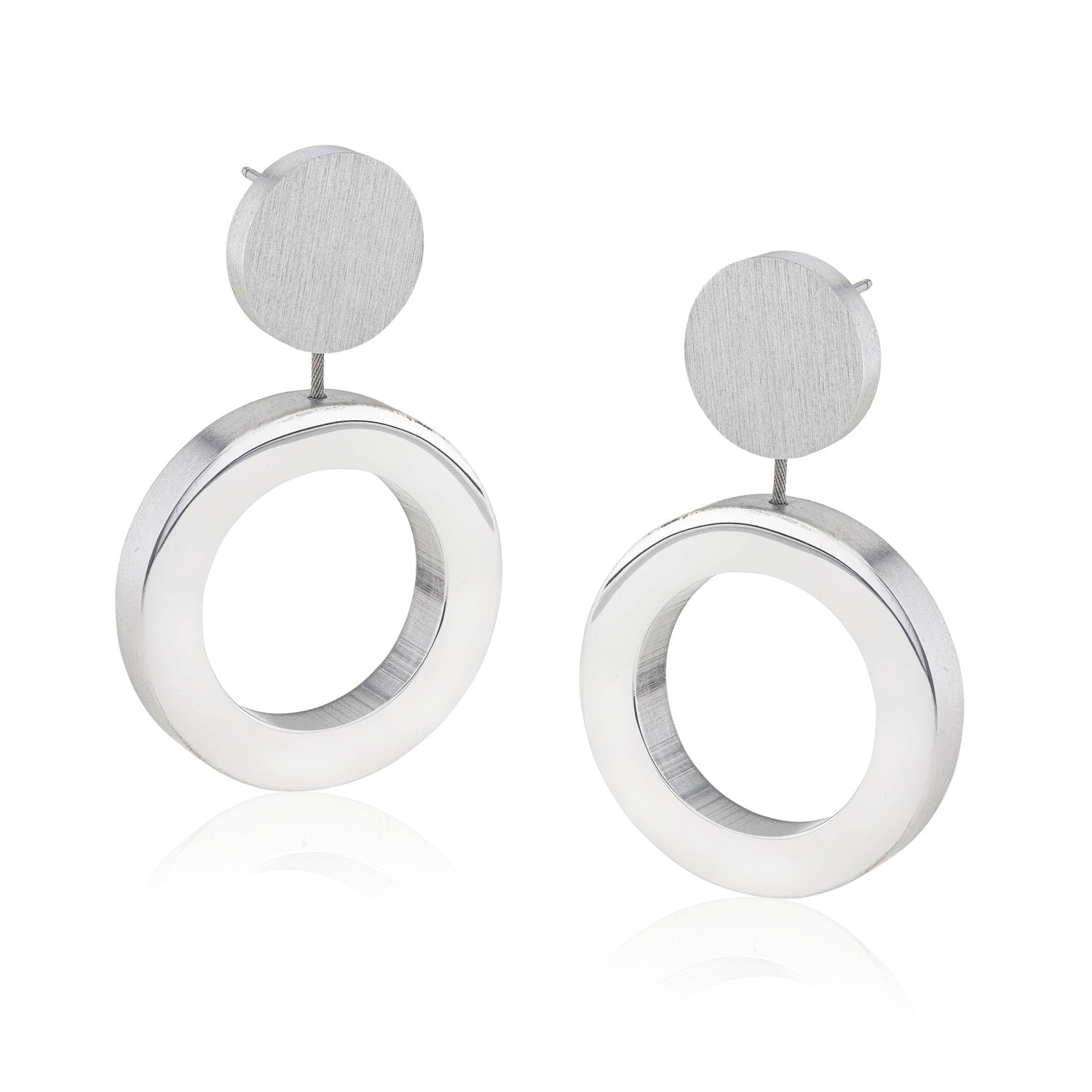 Earrings ROOS silver-coloured | O55