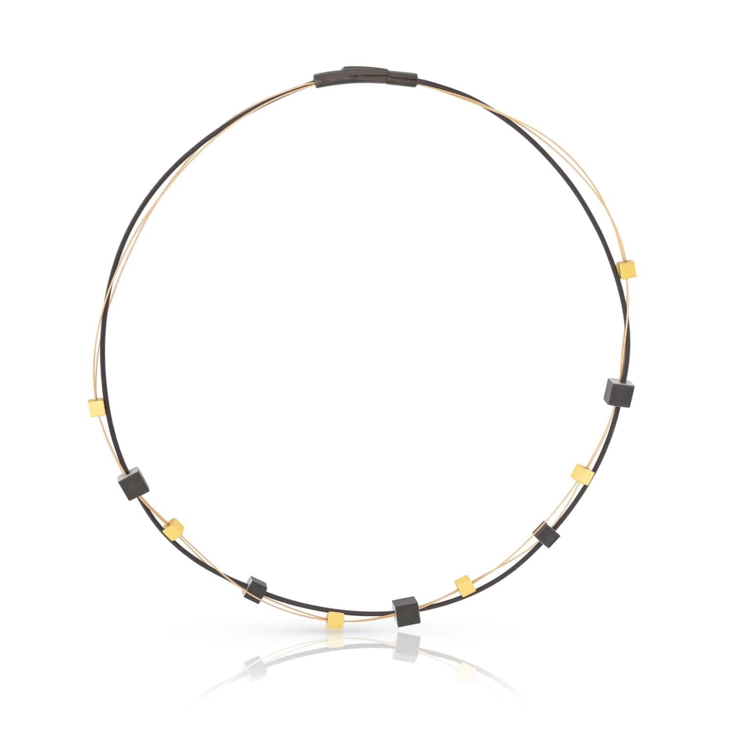Necklace KELLY Gold-coloured|Black | C257ZG